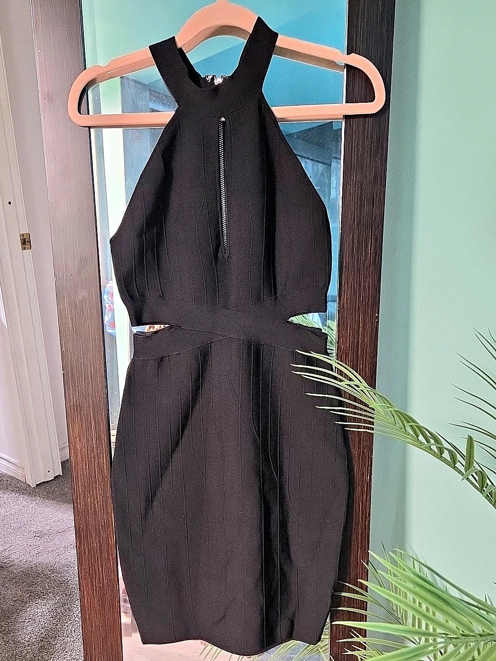 GUESS Black Sleeveless Midi Dress Size S US Lightly Worn